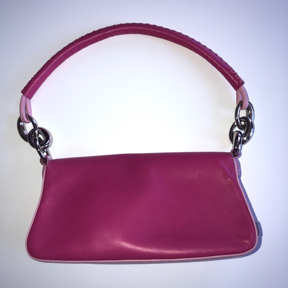 Escada Pink Ruffles Shoulder Bag - Picture 7 of 15